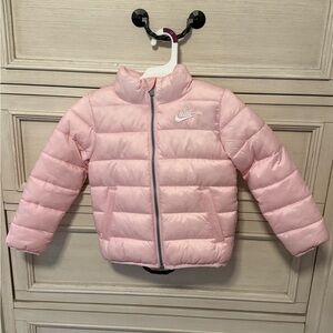 Nike Light Pink Puffer Jacket